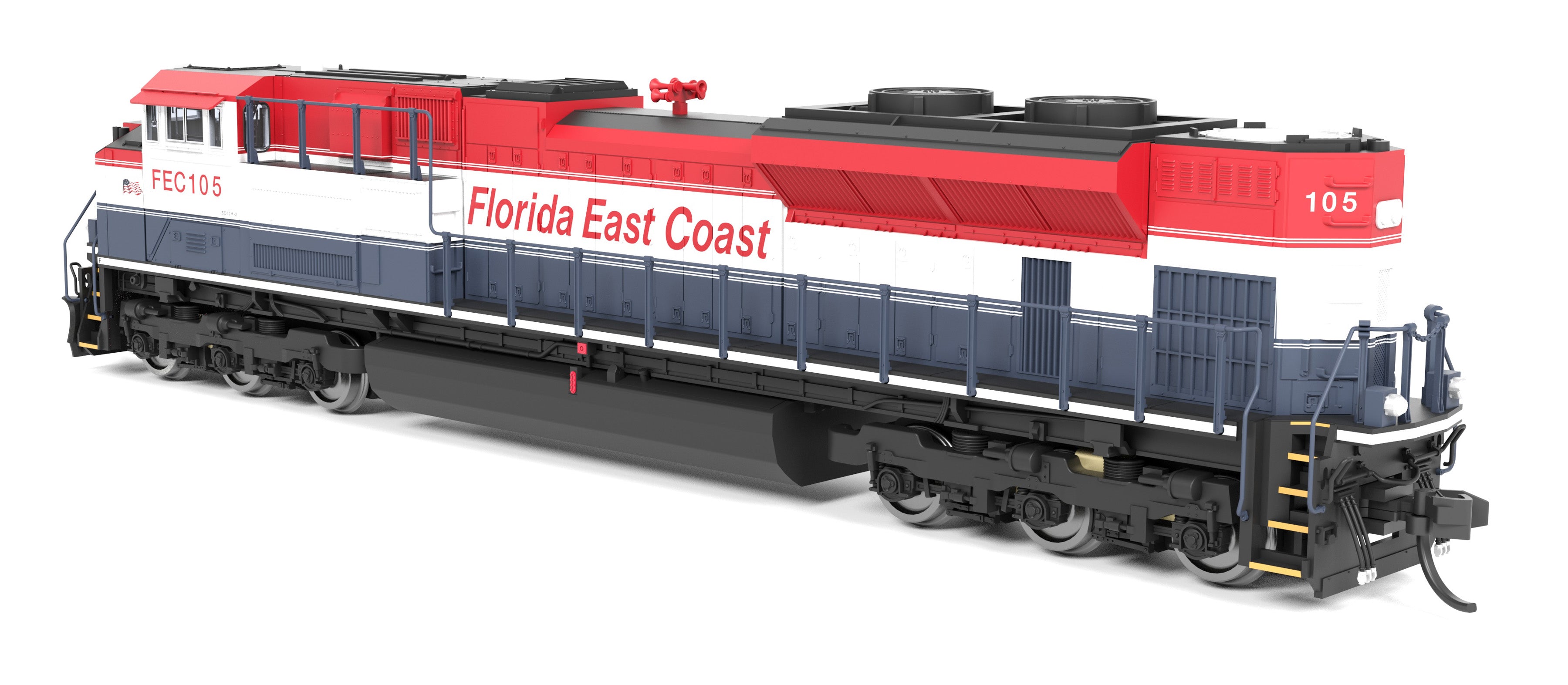 9968 EMD SD70ACe, FEC 105, Red, White, & Blue, Paragon4 Sound/DC/DCC, N