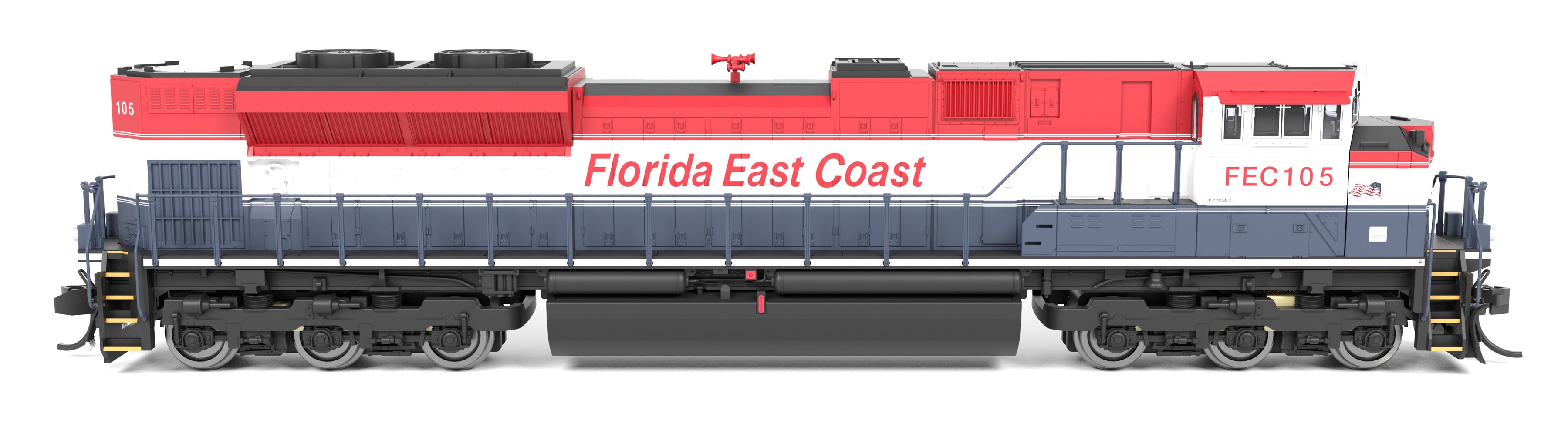 9968 EMD SD70ACe, FEC 105, Red, White, & Blue, Paragon4 Sound/DC/DCC, N