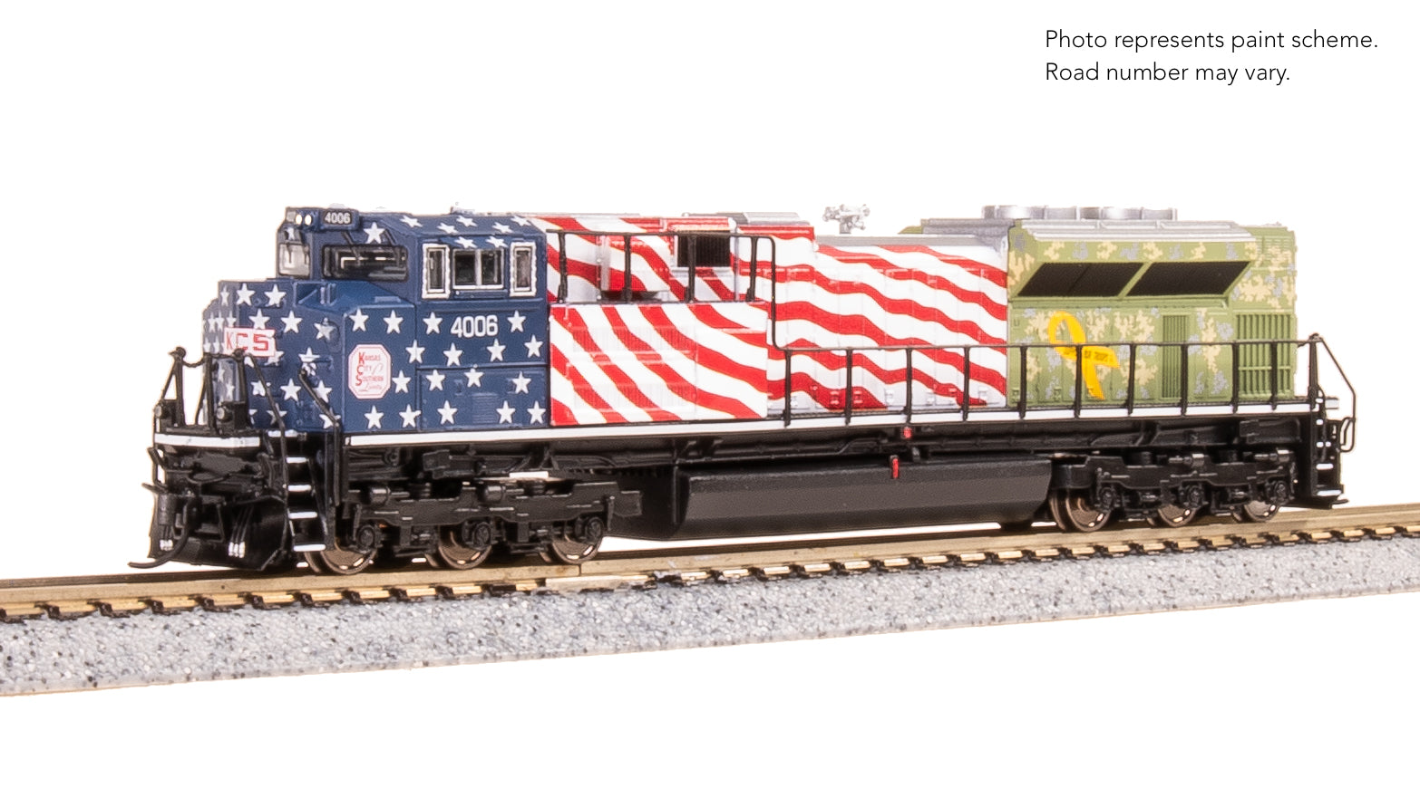 9972 EMD SD70ACe, KCS 4006, Veterans Day Salute, Paragon4 Sound/DC/DCC, N