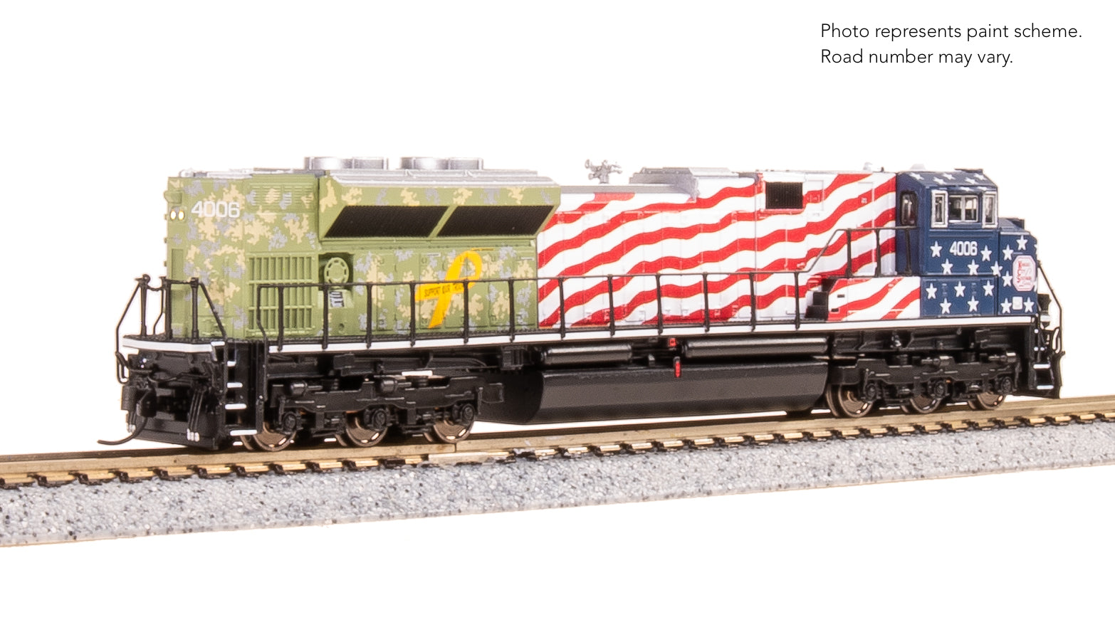 9973 EMD SD70ACe, KCS 40006, Veterans Day Salute, No-Sound / DCC-Ready, N