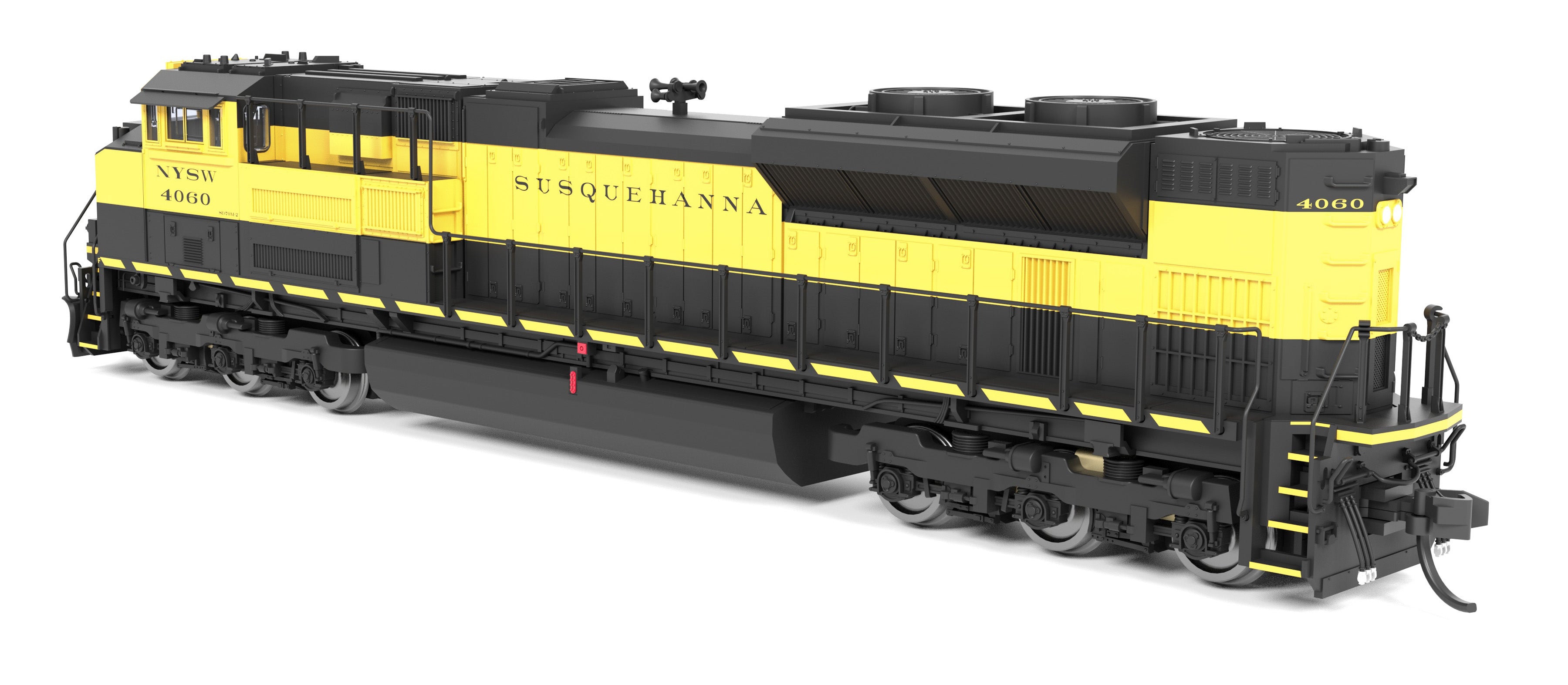 9976 EMD SD70ACe, NYSW 4060, Black and Yellow, Paragon4 Sound/DC/DCC, N