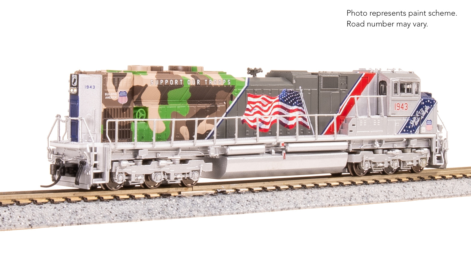 9981 EMD SD70ACe, UP 1943, "The Spirit" Locomotive, No-Sound / DCC-Ready, N