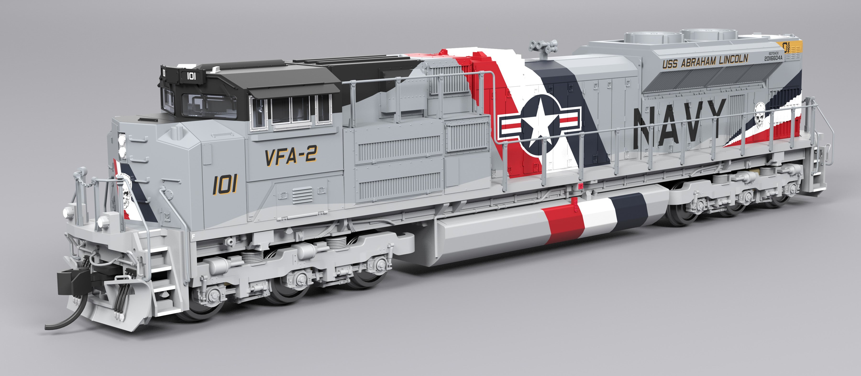 9982 EMD SD70ACe, US Navy #101 Fantasy Paint, Paragon4 Sound/DC/DCC, N