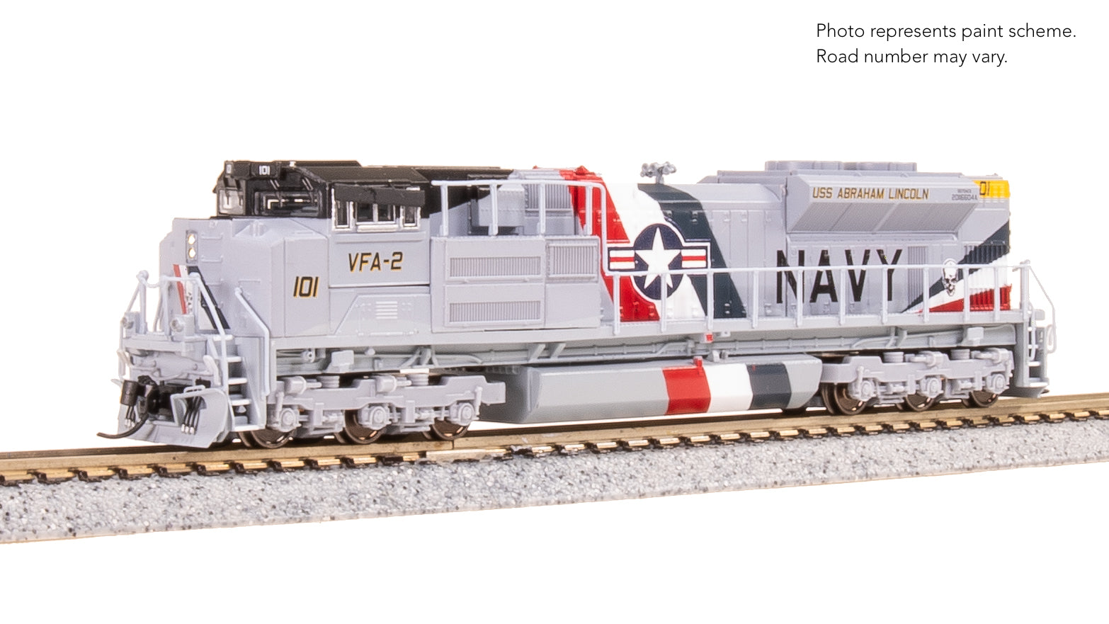 9983 EMD SD70ACe, US Navy #101 Fantasy Paint, No-Sound / DCC-Ready, N