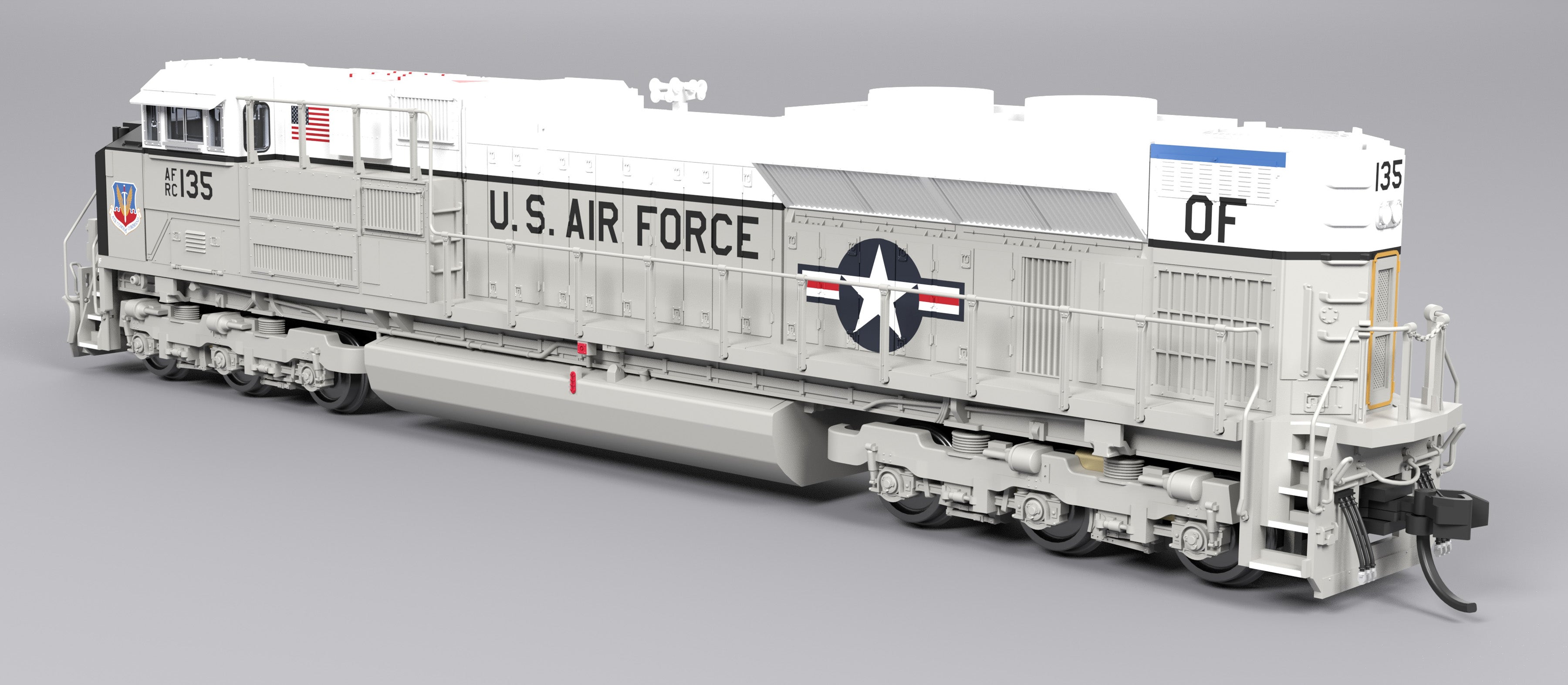 9984 EMD SD70ACe, US Air Force #135 Fantasy Paint, Paragon4 Sound/DC/DCC, N