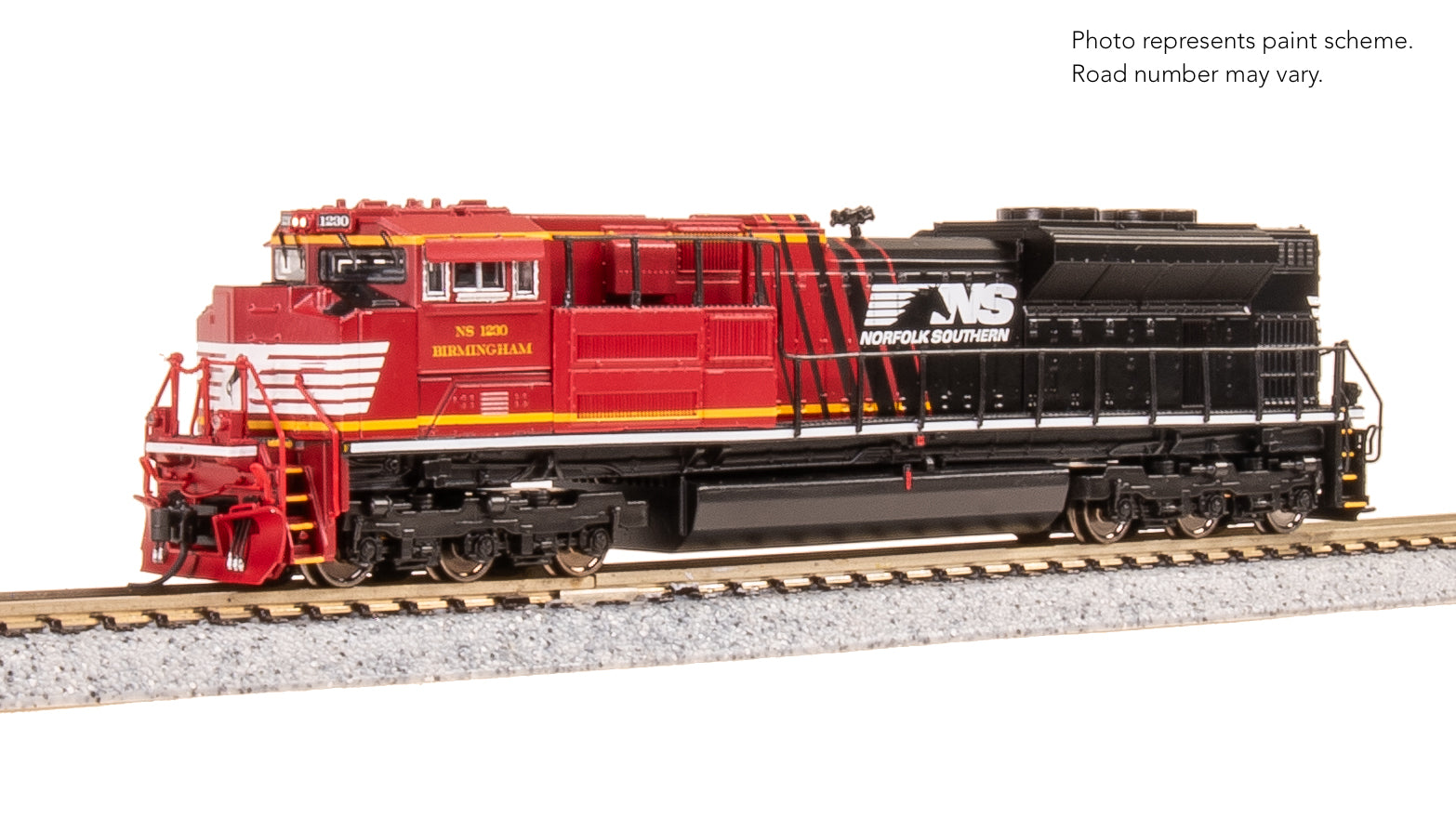 9988 EMD SD70ACe, NS 1230 "Birmingham", Office Car Special, No-Sound / DCC-Ready, N