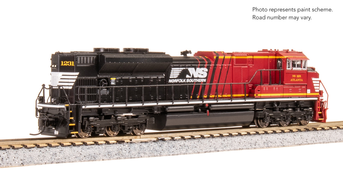 9989 EMD SD70ACe, NS 1231 "Atlanta", Office Car Special, No-Sound / DCC-Ready, N