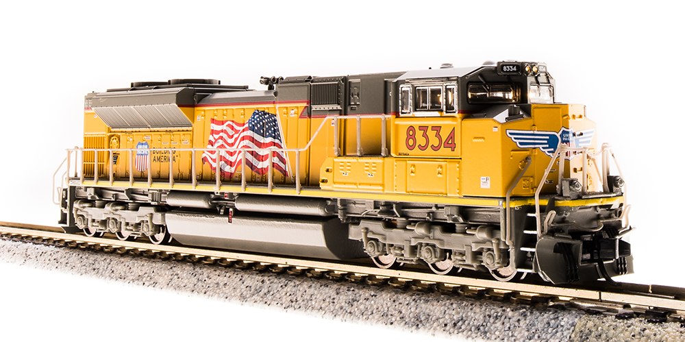 ("AS IS" PRE-PRODUCTION SAMPLE, SEE PHOTOS) PSR3467 EMD SD70ACe, UP #8338, "Building America" livery, Paragon3 Sound/DC/DCC, N