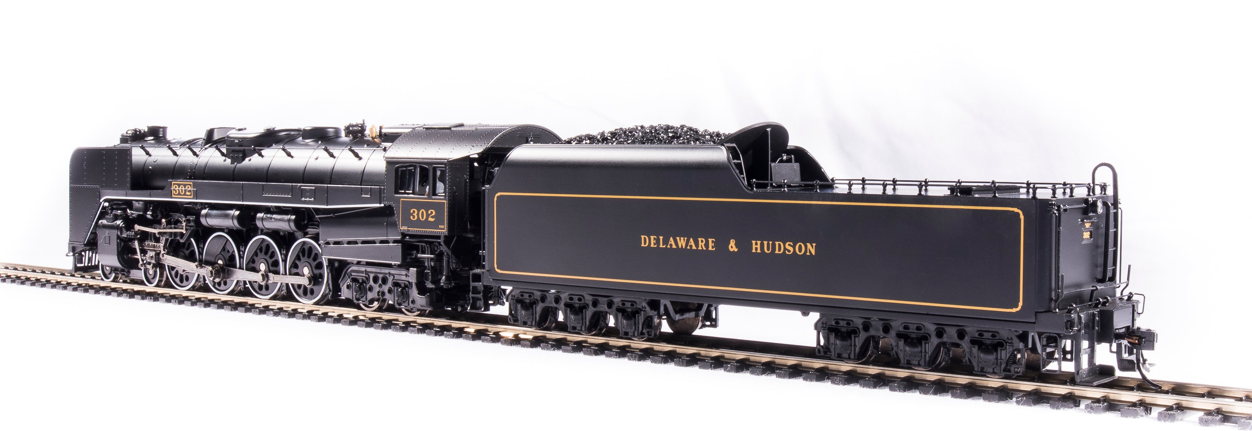 6810 Delaware & Hudson 4-8-4, Centennial Locomotive #302, Paragon4 Sound/DC/DCC, Smoke, HO (w deflectors)