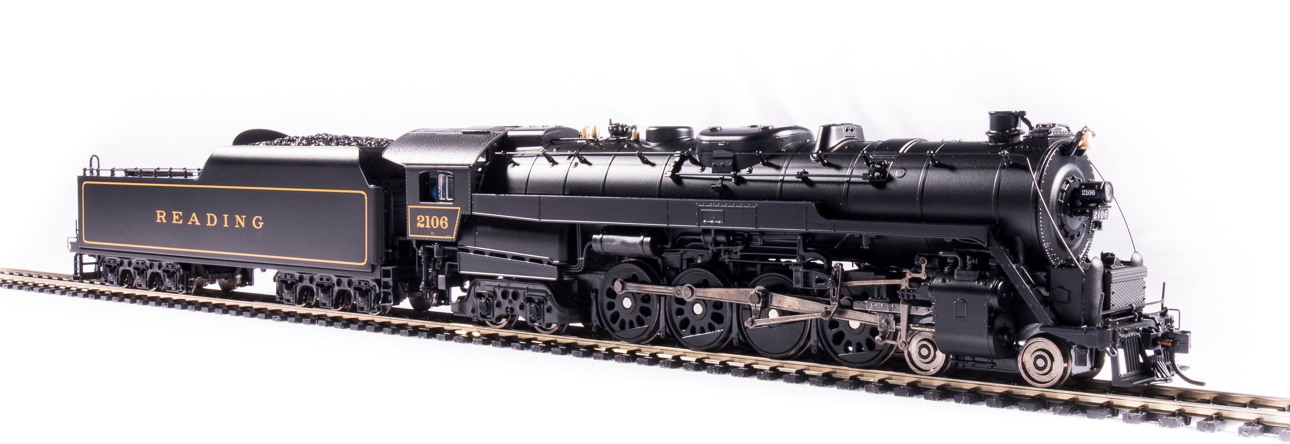 6800 Reading T1 4-8-4, In Service Version #2105, Paragon4 Sound/DC/DCC, Smoke, HO