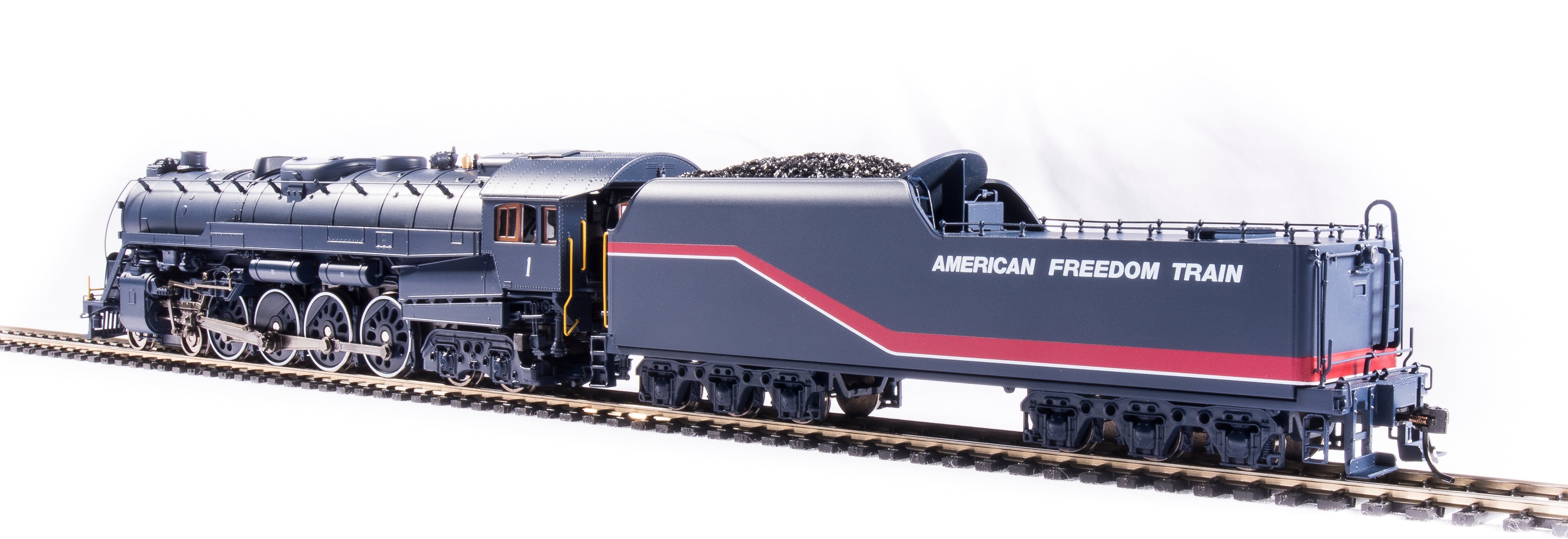6808 Reading T1 4-8-4, American Freedom Train #1, Early 1975 Version, Paragon4 Sound/DC/DCC, Smoke, HO