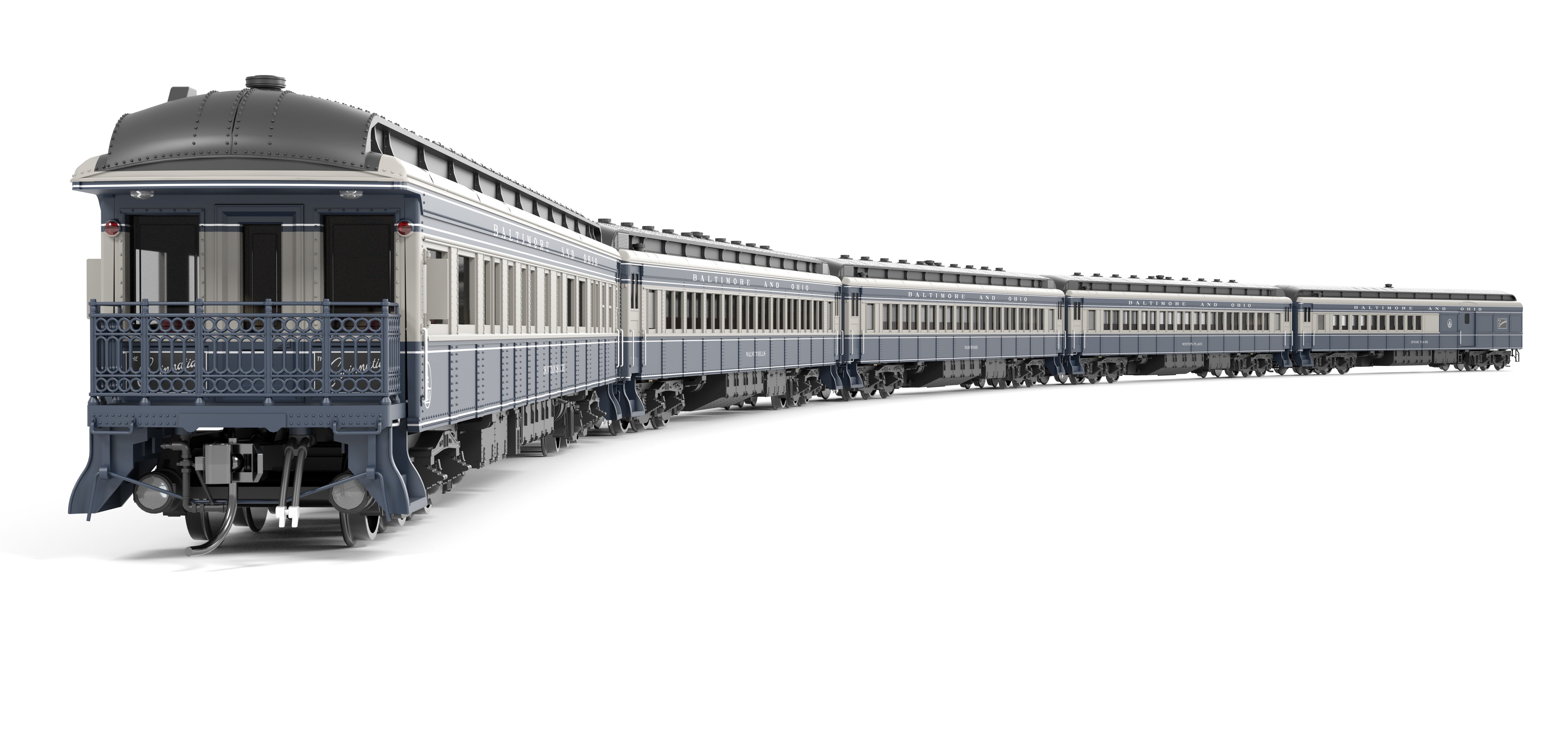 9718 B&O Cincinnatian Heavyweight 5-Car Passenger Set, HO Scale (Train