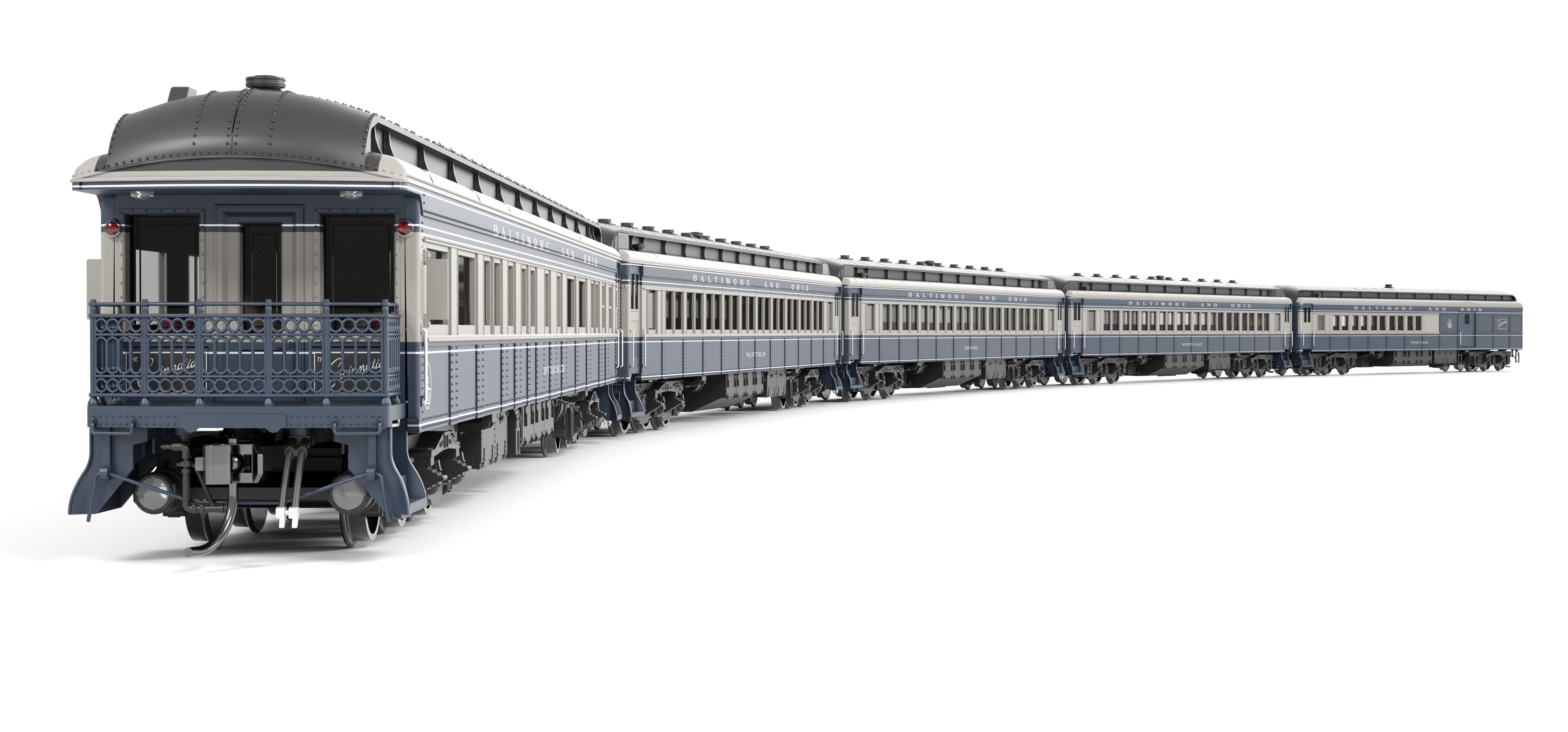 9718 B&O Cincinnatian Heavyweight 5-Car Passenger Set, HO Scale (Train World Exclusive)