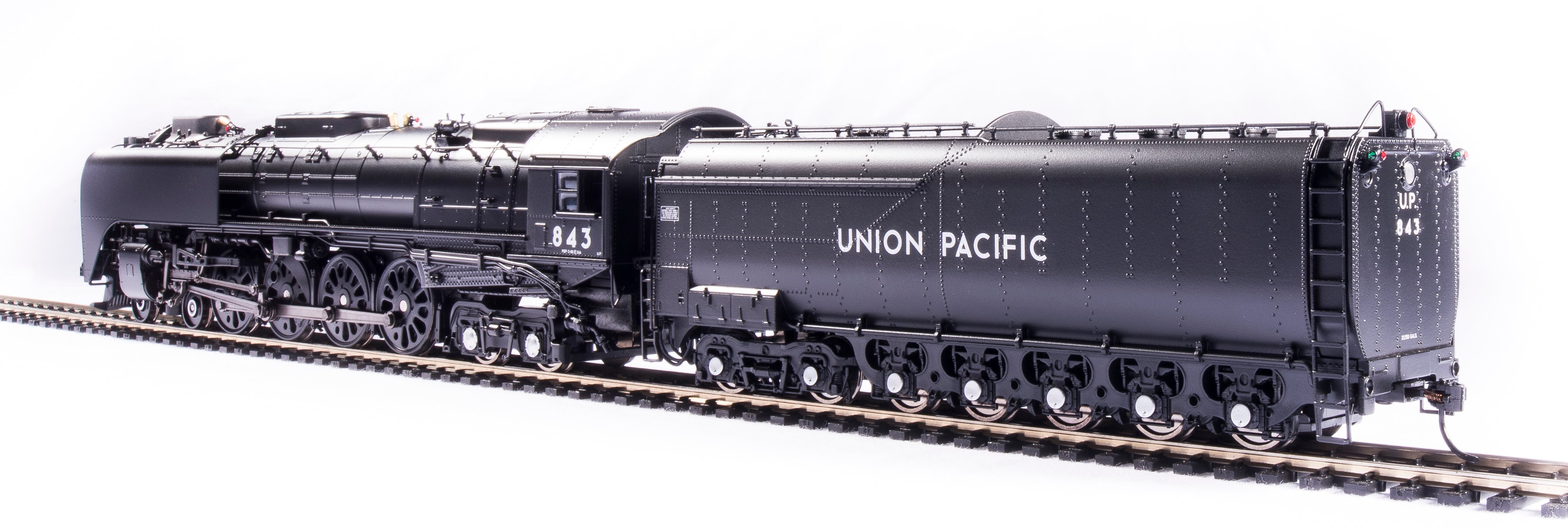 6641 Union Pacific 4-8-4, Class FEF-3, #843, Black & Graphite, Paragon4 Sound/DC/DCC, Smoke, HO