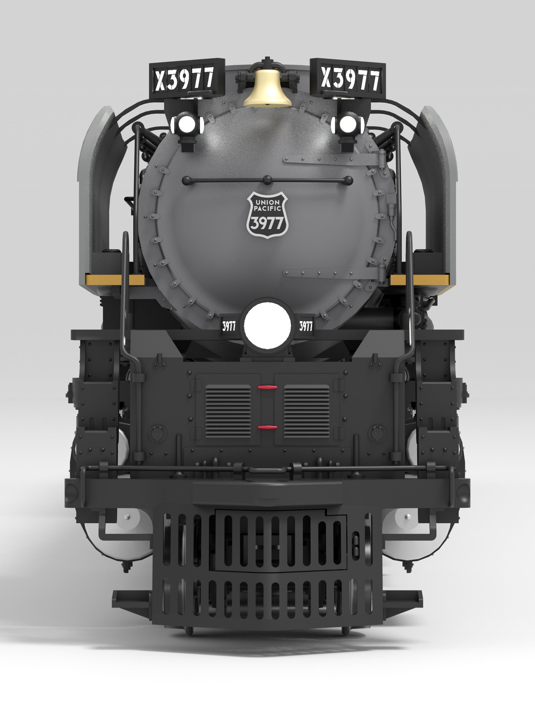 8993 Union Pacific Challenger 4-6-6-4, #3977, Museum Version, Greyhound Paint, No-Sound / DCC-Ready, HO Scale. CLUB PRICE $249.99.