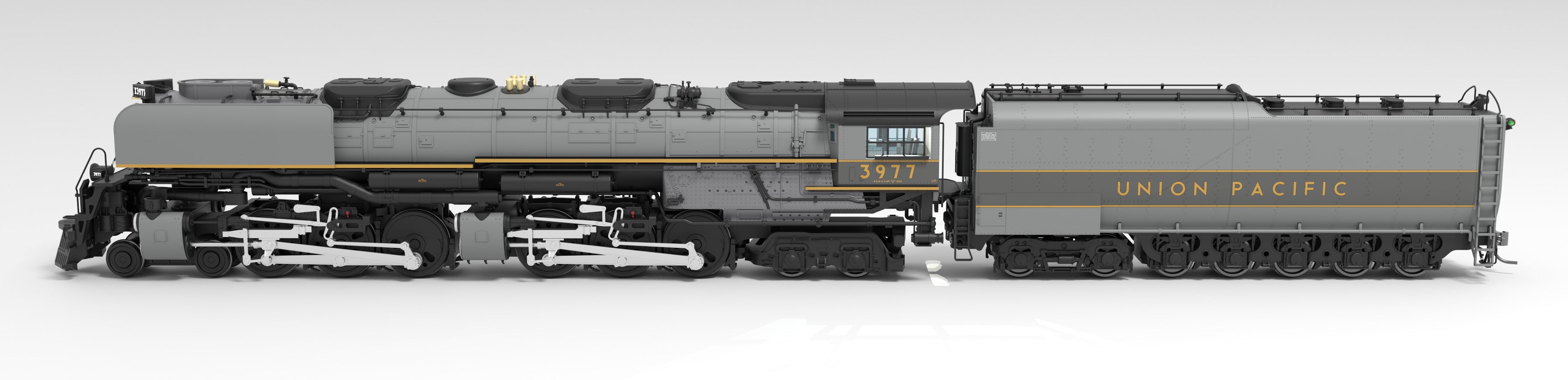 8992 Union Pacific Challenger 4-6-6-4, #3977, Museum Version, Greyhound Paint, Paragon4 Sound/DC/DCC, w/ Smoke, HO. CLUB PRICE $349.99.