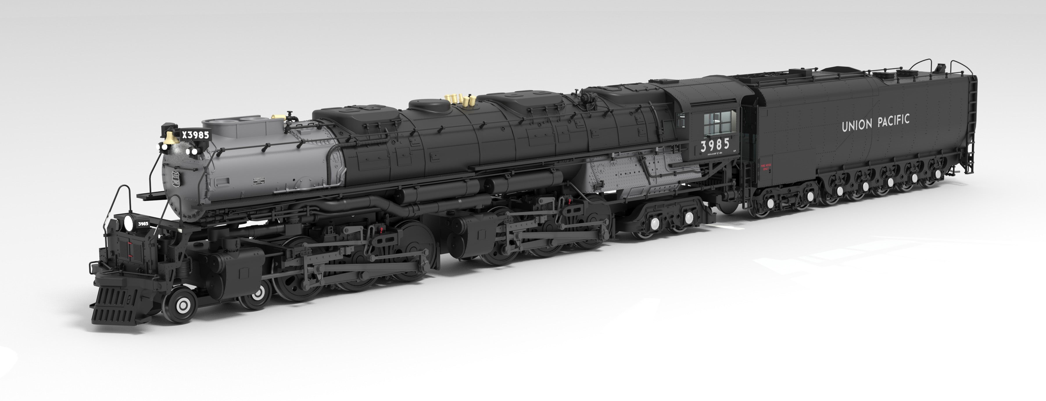 8990 Union Pacific Challenger 4-6-6-4, #3985, Excursion Appearance, Paragon4 Sound/DC/DCC, w/ Smoke, HO Scale.  Club Price $349.99.