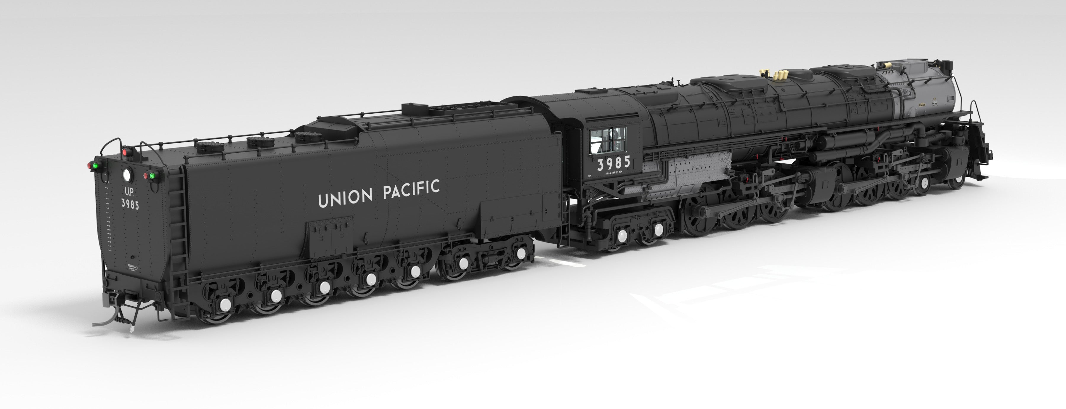 8990 Union Pacific Challenger 4-6-6-4, #3985, Excursion Appearance, Paragon4 Sound/DC/DCC, w/ Smoke, HO Scale.  Club Price $349.99.