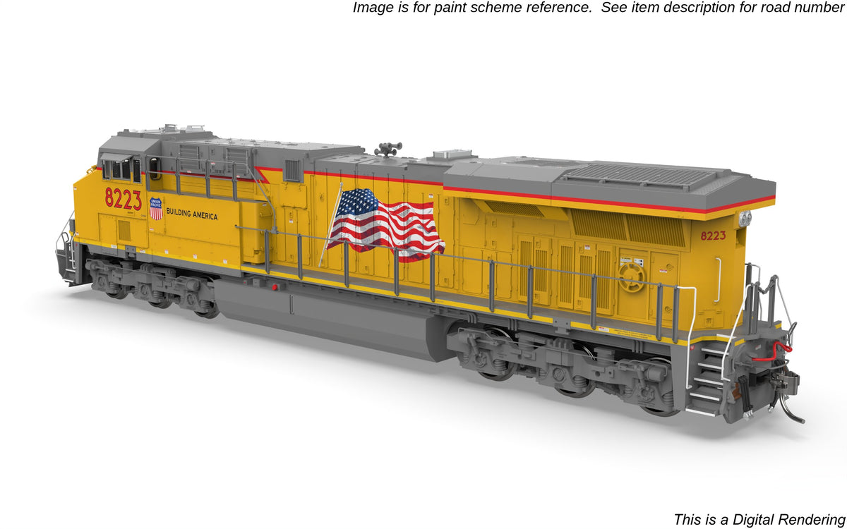 10829 GE ES44AC, UP 8200, Building America Scheme, No-Sound / DCC-Ready, HO