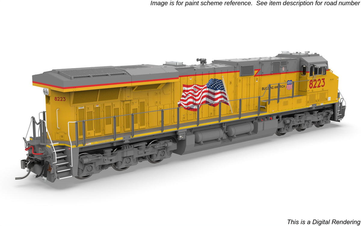 10829 GE ES44AC, UP 8200, Building America Scheme, No-Sound / DCC-Ready, HO