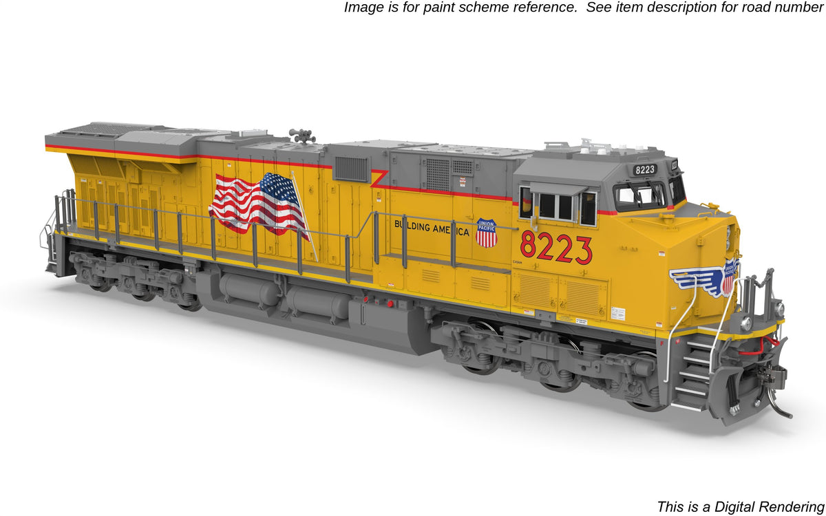 10829 GE ES44AC, UP 8200, Building America Scheme, No-Sound / DCC-Ready, HO