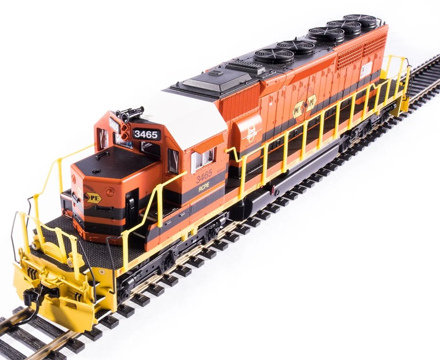 REFURBISHED R6791 EMD SD40-2, RCPE 3465, Orange, Black & Yellow, Paragon4 Sound/DC/DCC, HO