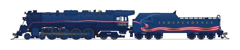 8249 Reading T1 4-8-4, Independence Day Paint Scheme, No-Sound / DCC-Ready, N