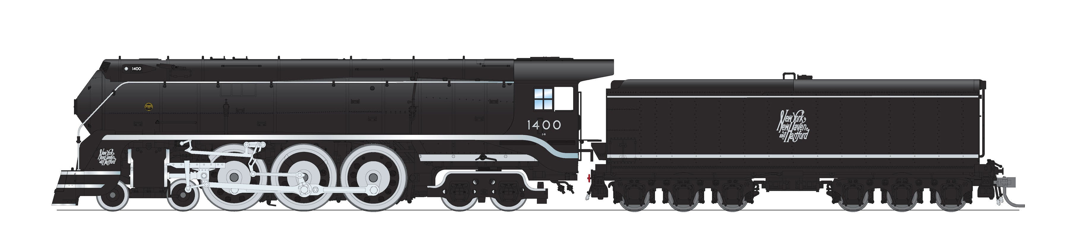 **BLEMISHED (see photos, sold as-is) REFURBISHED BR7872 New Haven I-5, #1400, Small Script, Paragon4 Sound/DC/DCC, Smoke, HO