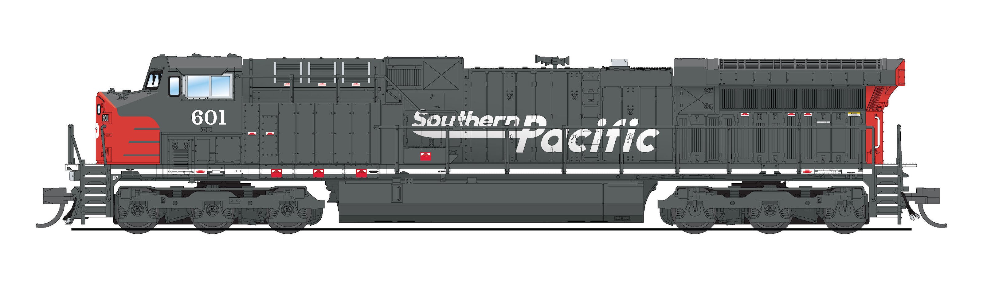 8579 GE AC6000, SP #602, Bloody Nose Paint, Paragon4 Sound/DC/DCC, N Default Title