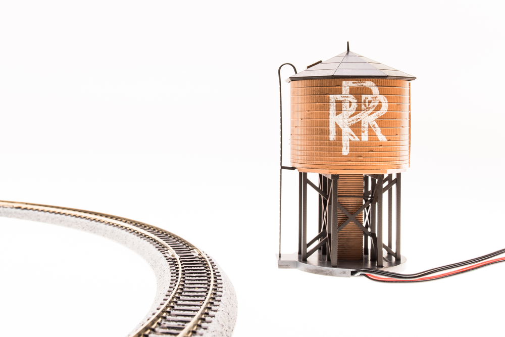 6135 Operating Water Tower w/ Sound, w/ PRR Logo, Weathered Brown, N