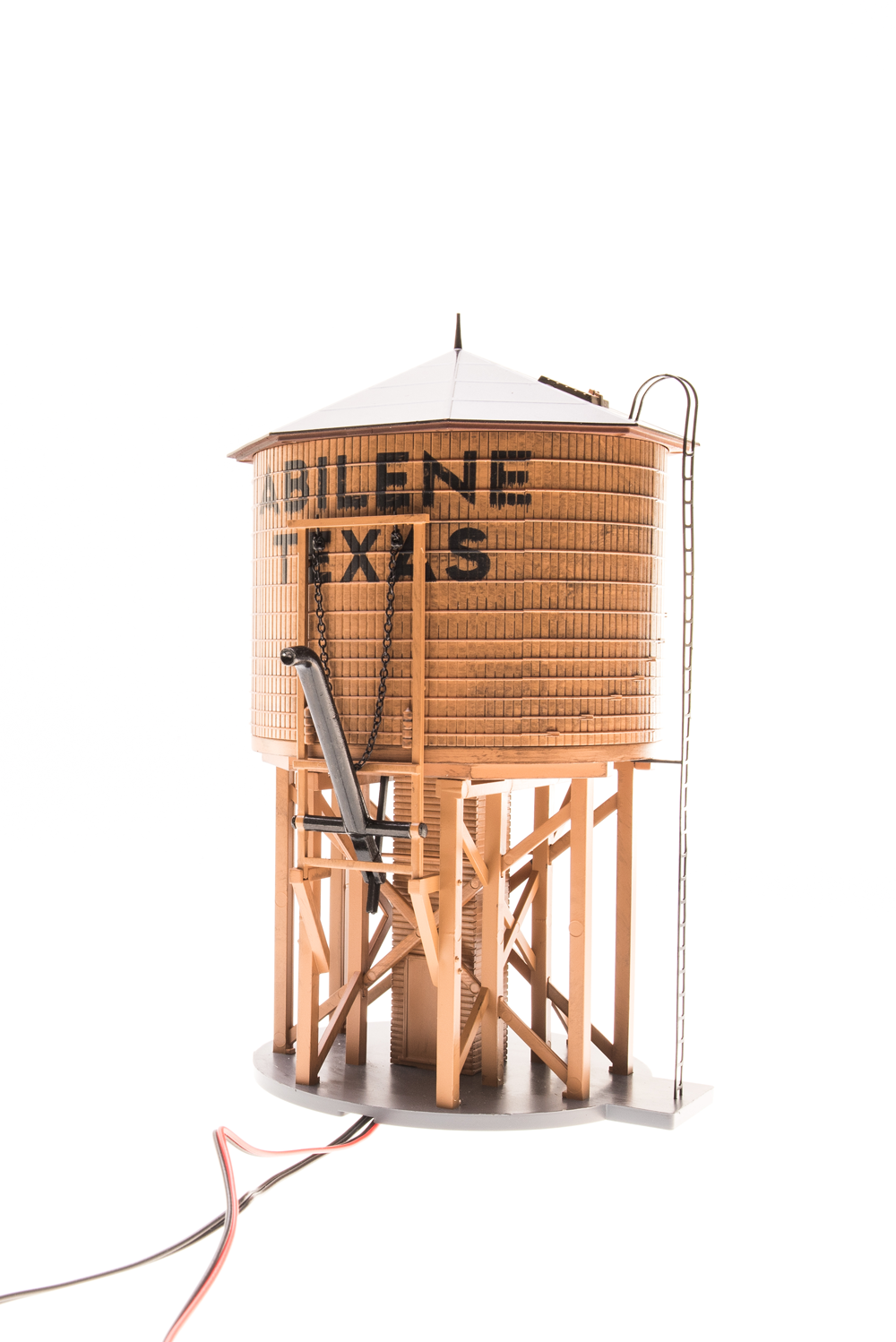 BLI-6096 Operating Water Tower w/ Sound, "City of Abilene", Weathered Brown, HO