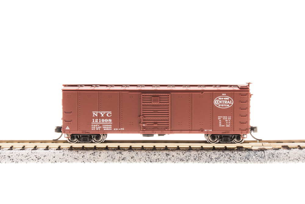 3667 NYC Steel Box Car, #122767, with Dreadnaught ends, pre-1955 Roman lettering, N