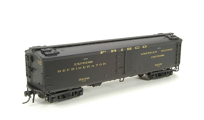 BLI-1484 GACX 53'6" Wood Express Reefer, StLSF 2-Car Set, #5037/5106, Pullman Green, HO
