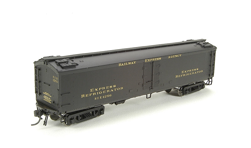 BLI-1455 GACX 53'6" Wood Express Reefer, REX #1256, Pullman Green, HO