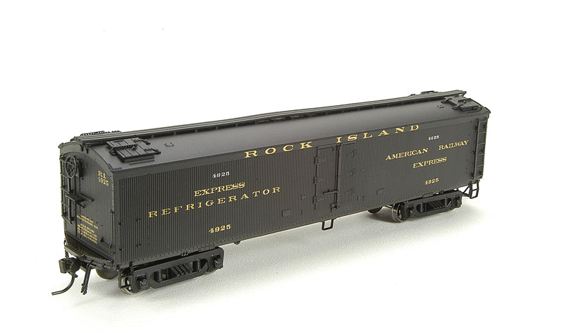 BLI-1467 GACX 53'6" Wood Express Reefer, CRI&P 2-Car Set, #4906/4913, Pullman Green, HO