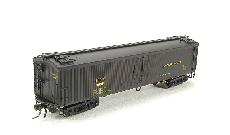 BLI-1486 GACX 53'6" Wood Express Reefer, URTX 2-Car Set, #3023/3092, Pullman Green, HO